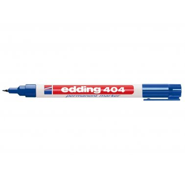 1 marqueur edding 404 pointe fine 0,75 mm, bleu