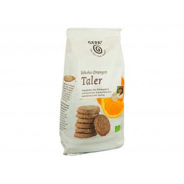 Biscuits bio orange chocolat, 125 g