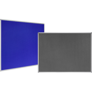Panneau d'affichage tissu Earth-IT, bleu 120 x 90 cm