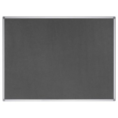 Panneau d'affichage tissu Earth-IT, gris 90 x 60 cm