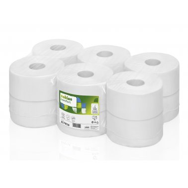 24 grands rouleaux papier toilette recyclé Comfort 180 T