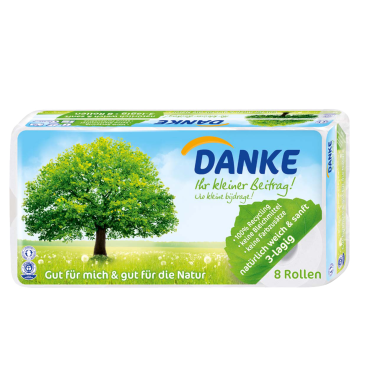 Papier toilette recyclé Danke