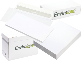 Enveloppes «Envirelope» papier recyclé très blanc