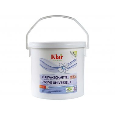 Lessive poudre noix de lavage Klar Ecosensitive, baquet 4,4 kg