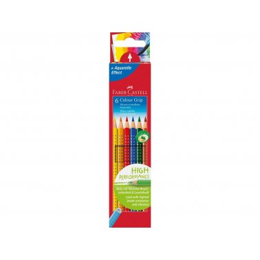 6 crayons de couleur Faber-Castell Grip 2001