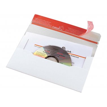 20 enveloppes carton pour CD, 220x 121 mm