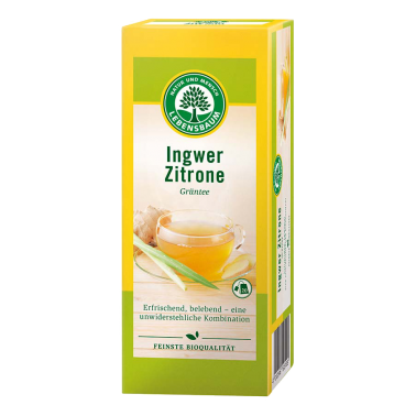 Thé vert Bio gingembre citron