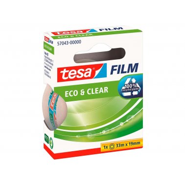 Ruban adhésif Tesa Eco & Clear, 19 mm x 33 m