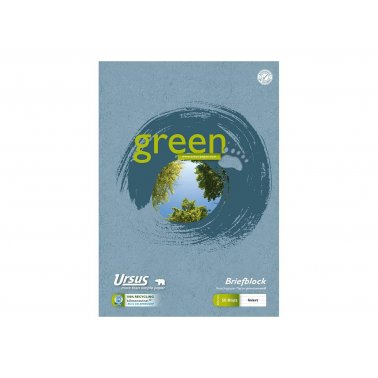 Bloc Ursus Green 100 pages A4, lignées