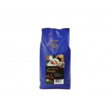 Café en grains GEPA Bio Espresso Fuego, sac 1 kg