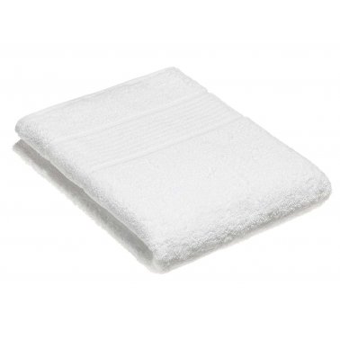 Serviette de bain coton bio 470g, 75 x 150 cm, blanc