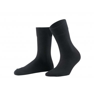 Chaussettes confort coton bio, noir, taille 35/36