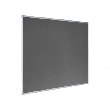 Panneau d'affichage tissu Earth-IT, gris 120 x 90 cm