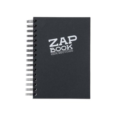 ZAP Book 100% recyclé à spirale 320 pages, A5