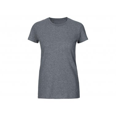 Tee-shirt coton bio 155 g/m² coupe femme, gris foncé, taille XS