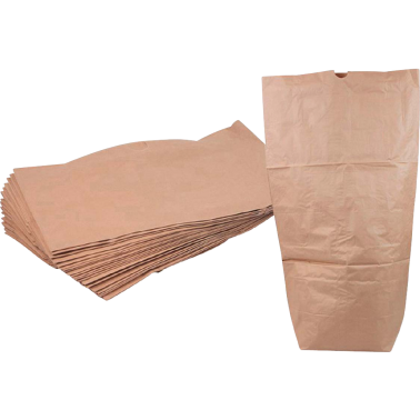 25 sacs à déchets en papier compostable, 80 l