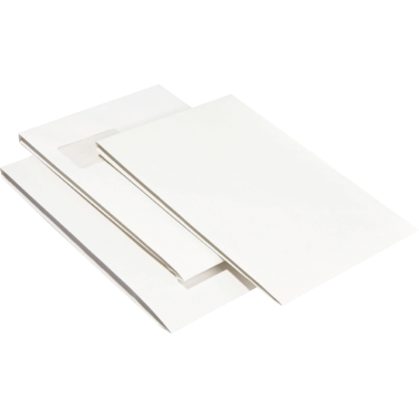 200 pochettes à soufflet blanc 120 g/m² C4, adhésives avec prot. sans fenêtre