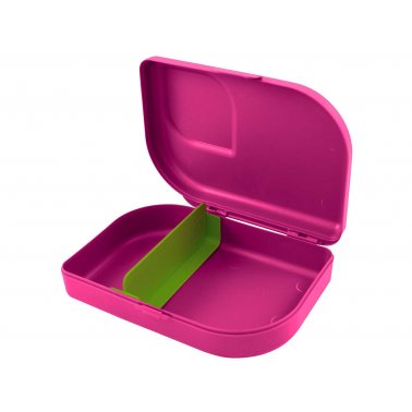 Lunchbox en bio-plastique et sans BPA Nana, rose
