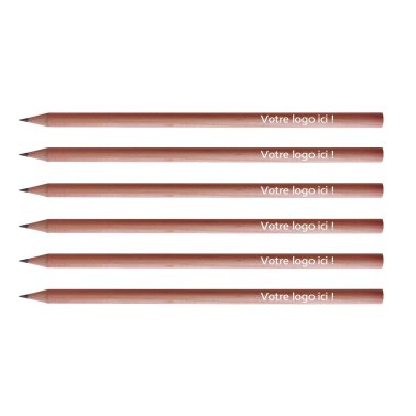 Crayons bois FSC® section ronde à personnaliser