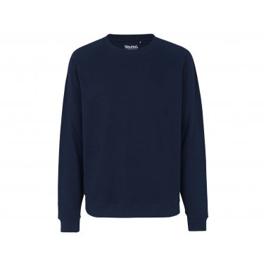 Sweat-shirt unisex coton bio 300 g/m², bleu-marine, taille XS