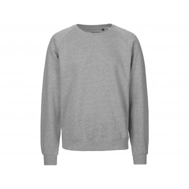 Sweat-shirt unisex coton bio 300 g/m², gris, taille XS