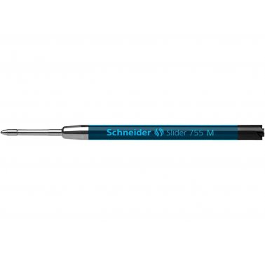 1 recharge stylo-bille Schneider Slider 755 M, noir