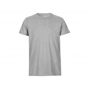 Tee-shirt coton bio 155 g/m² coupe homme, gris, taille L