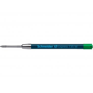 1 recharge stylo-bille Schneider Express 735 M, vert