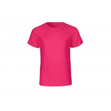 Tee-shirt enfant coton bio 155 g, rose, taille 8/9 ans