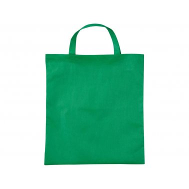 1 sac cabas PP tissé, anses courtes, 38x42 cm, vert