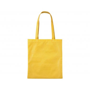 1 sac cabas PP tissé, anses longues, 38x42 cm, jaune