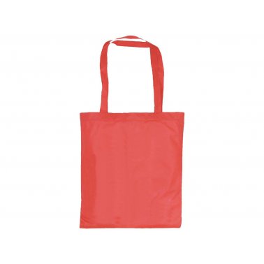 1 sac cabas PP tissé, anses longues, 38x42 cm, rouge