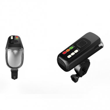 Kit d'éclairage vélo AV/AR à LED TWIN, rechargeable USB