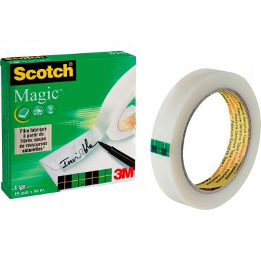 Papier collant invisible recyclé Scotch 3M Magic