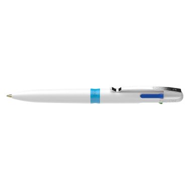 Stylo-bille 4 couleurs Schneider Take 4 corps blanc
