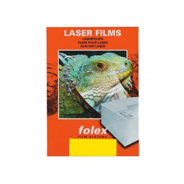 50 transparents A4, compatible Laser couleur, Folex BG-72