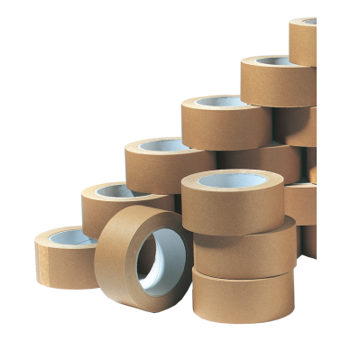 Pandabode scotch kraft ruban adhésif, 24mm x 50m, Papier marron durable  et recyclable, Indispensable pour emballage colis carton, craft,  déménagements et usages multiples