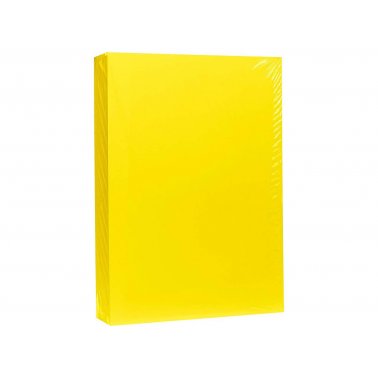 Ramette papier jaune A4