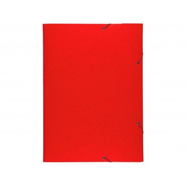 Chemise 3 rabats 2 élastique, format A3, 700g, rouge