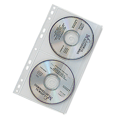 Pochette 2 CD ou DVD sans PVC