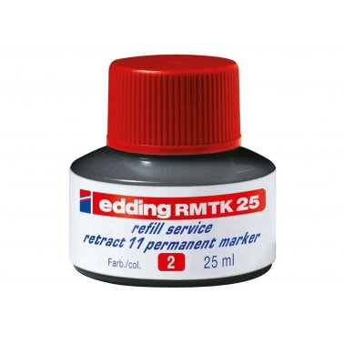 Recharge d'encre edding MTK 25, rouge