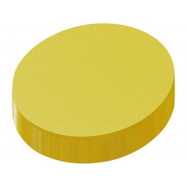 250 symboles d'animation de réunion, rond Ø 19 cm, jaune