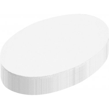 250 symboles d'animation de réunion, oval 11x19 cm, blanc