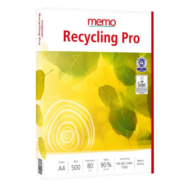 Papier recyclé en ramette Recycling Pro