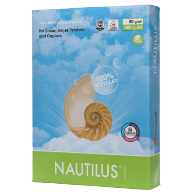 Papier recyclé en ramette «Nautilus Classic»