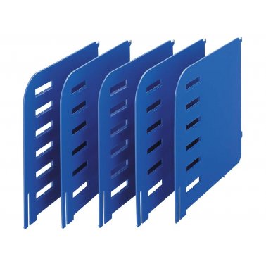 5 séparateurs pour casier modulable Styrorac, bleu