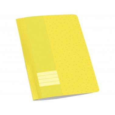Chemise carton avec relieur, jaune