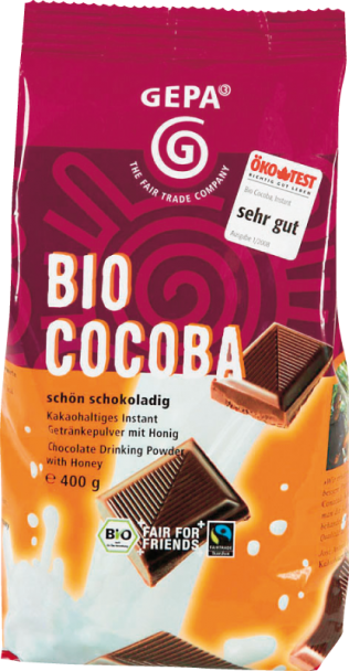 Chocolat instantané en poudre « Bio Cocoba »
