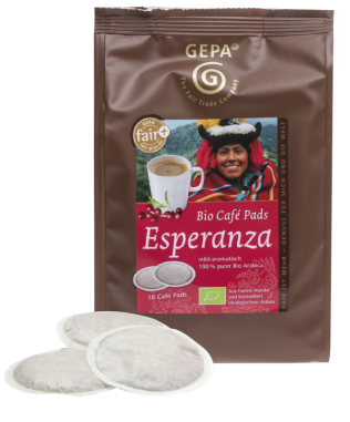 Dosettes de café bio GEPA Esperanza