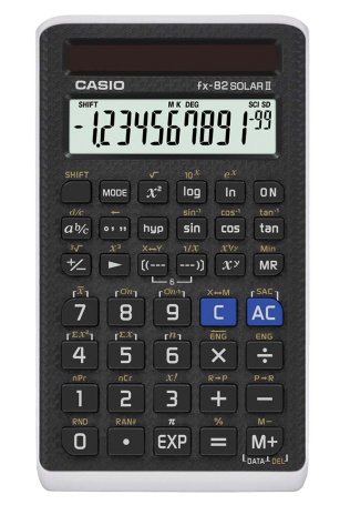 Calculatrice solaire Casio fx-82 Solar II